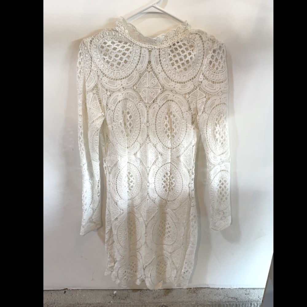 White bridal shower dress